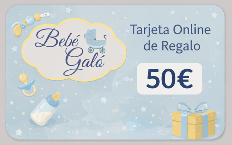 TARJETA REGALO DIGITAL DE BEBÉ GALÓ