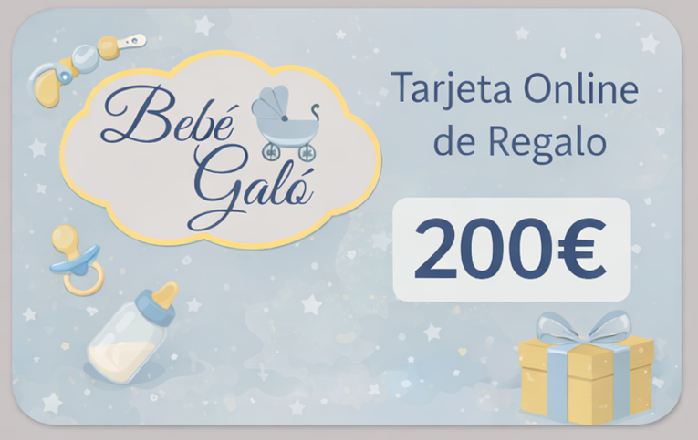 TARJETA REGALO DIGITAL DE BEBÉ GALÓ