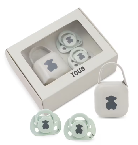 PACK 2 CHUPETES BEAR VERDE - TOUS BABY