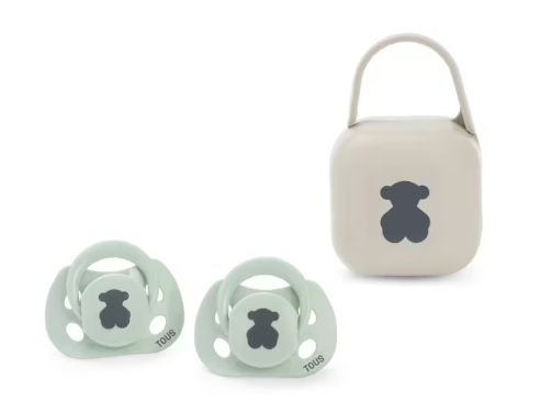 PACK 2 CHUPETES BEAR VERDE - TOUS BABY