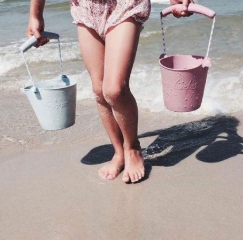 CUBO DE  PLAYA DE SILICONA SCRUNCH