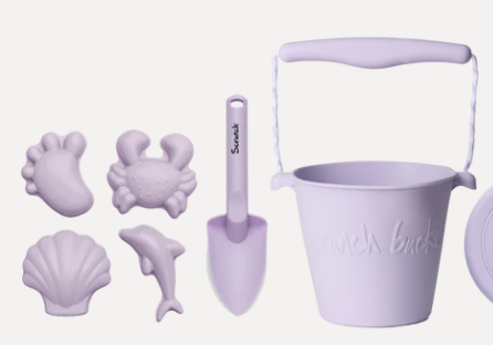 CUBO DE  PLAYA DE SILICONA SCRUNCH