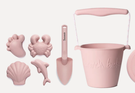 CUBO DE  PLAYA DE SILICONA SCRUNCH