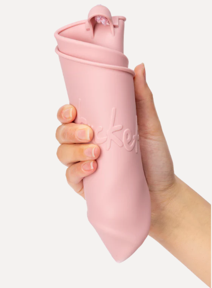 CUBO DE  PLAYA DE SILICONA SCRUNCH